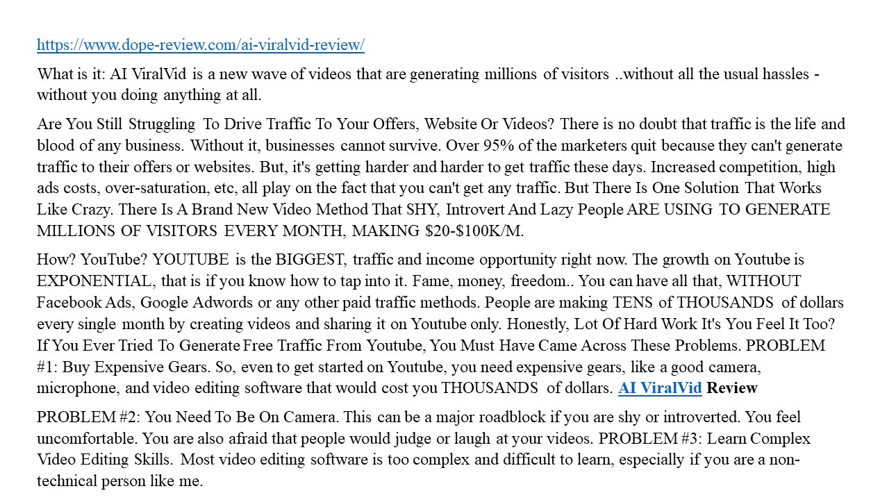 presentation player overlay