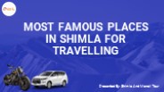Most Famous Places in Shimla Manali For Travelling