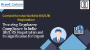 Comprehensive Guide to BIS/CRS  Registration