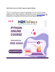 Best Python Course | Python Programming Certification