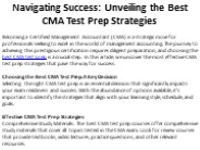 Best CMA Test Prep