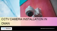 CCTV Camera Installation in Oman