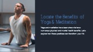 Locate the Benefits of Yoga and Meditation