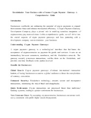 Crypto Payment Gateway Development Company