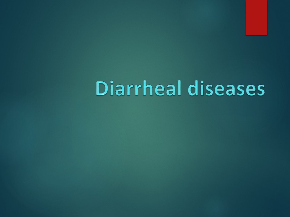 diaarrheal malabsorption