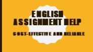 English Assignment Help Cost-Effective and Reliable