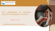 Get Admission at Healing Holistic Massage School