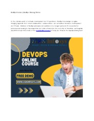 DevOps Courses | DevOps Training Online