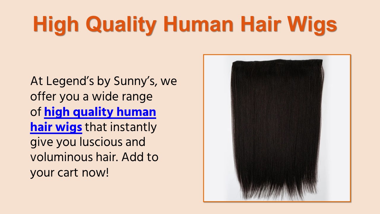 High Quality Human Hair Wigs