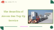 The Benefits of Aircon Gas Top Up Service