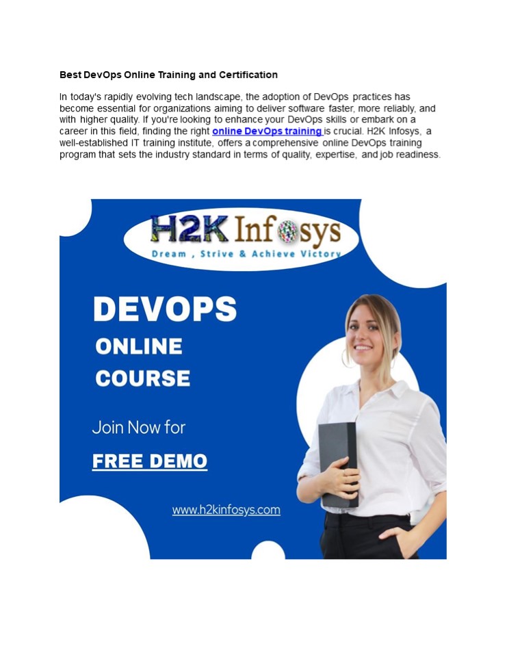 Best DevOps Online Training and Certification