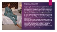 pajama silk set