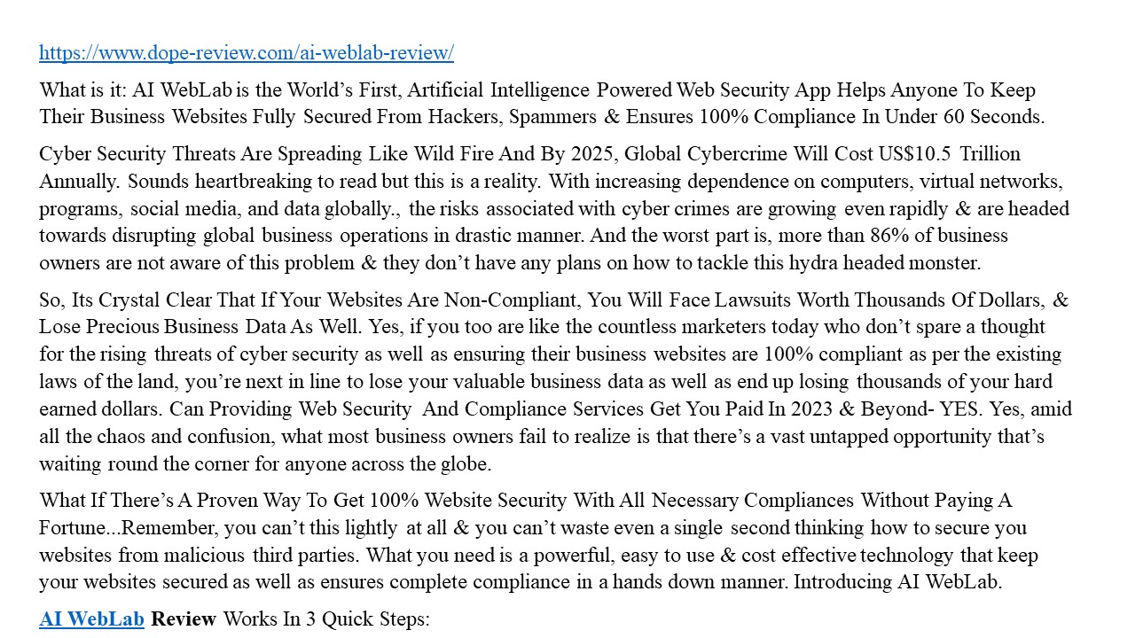 presentation player overlay