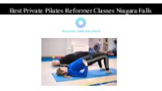 Best Private Pilates Reformer Classes Niagara Falls