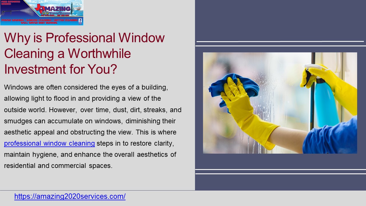 Professional Window Cleaning Services | Expert Window Cleaners