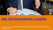 Cash Flow Finance Service in Australia