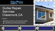 Gutter Repair Claremont, CA
