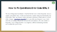 QuickBooks Error Code 6094 0