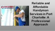 Professional Handyman Services Port Charlotte