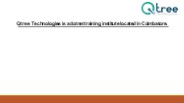 Best Dotnet Training Course in Coimbatore | Qtree Technologies