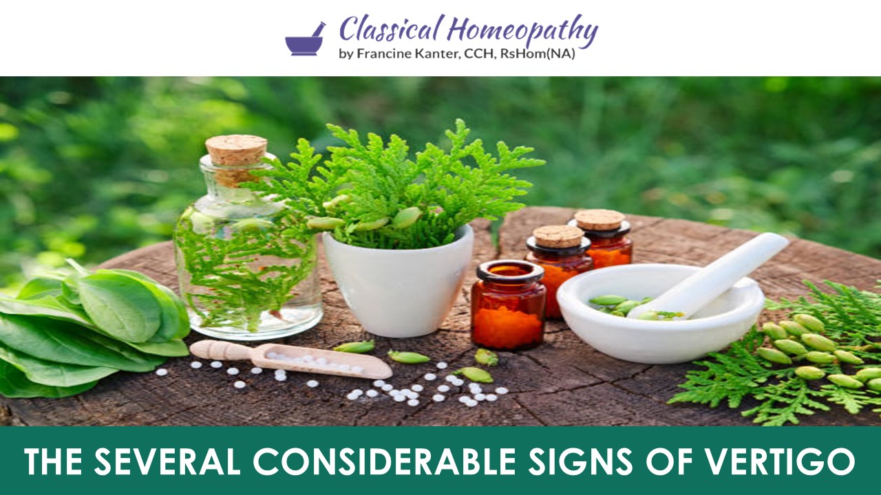 The Several Considerable Signs of Vertigo