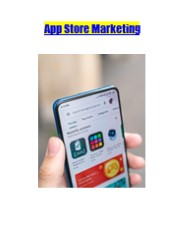 App Store Marketing