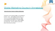 "Digital Marketing Course in Ahmedabad"