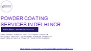 powder coating services in Delhi NCR
