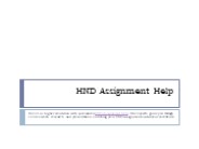 hnd assignment