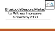Bluetooth Beacons market