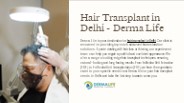 Hair transplant in Delhi