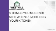 5 Things You Must Not Miss When Remodeling Your Kitchen (1)