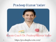 Karate Coach Pradeep Kumar