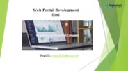 Web Portal Development Cost