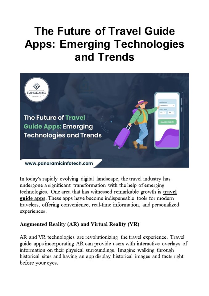 Best Travel Guide Application | Tourism App