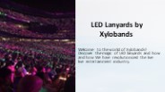 LED Lanyards by Xylobands
