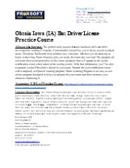 Obtain Iowa (IA) Bus Driver License Practice Course