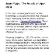 Super-Apps: The Pursuit of App-Iness