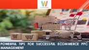 Powerful Tips for Successful Ecommerce PPC Management