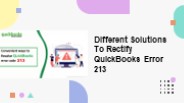 How to Mend QuickBooks Error Code 213?