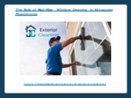 The Role of High-Rise Window Cleaning