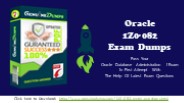 1Z0-082 PDF Dumps Will Boost Your Study