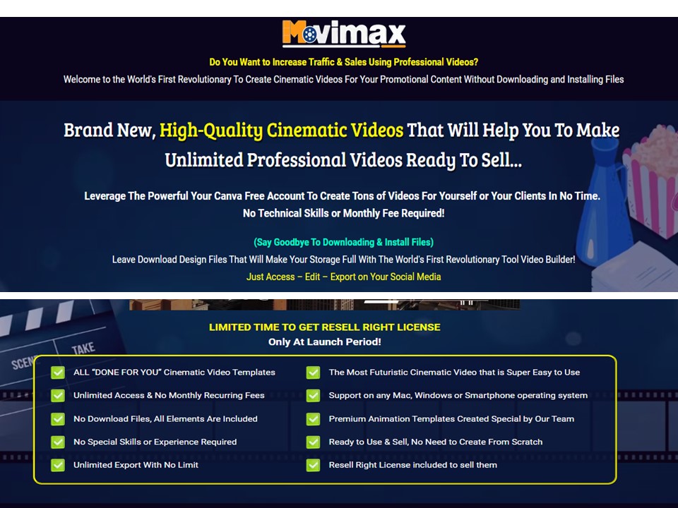 presentation player overlay