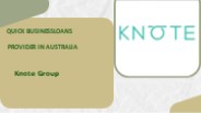 Quick Business Loans Provider in Australia