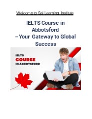 IELTS Course in Abbotsford - Your Gateway to Global Success