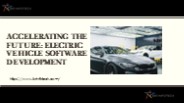 Accelerating the Future: Electric Vehicle Software Development