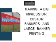 Custom Banners and Signs | The Project Printer
