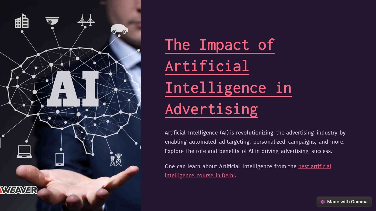 The Impact of Artificial Intelligence in Advertising
