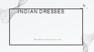 indian dresses