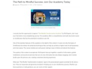 The Path to Mindful Success: Join Our Academy Today